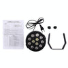 KD-12W 12 LED PAR Light Stage Light, with LED Display, Master / Slave / DMX512 / Auto Run Modes, EU Plug
