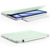 For iPad 10th Gen 10.9 2022 Fixed Buckle Magnetic Deformation Leather Tablet Case(Baby Green)