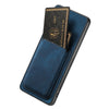 For Samsung Galaxy A55 5G Retro Leather Card Bag Magnetic Phone Case(Blue)