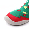 D2293 Children Cartoon Christmas Floor Socks Non-slip Shoes, Size: 24-25(Yellow Hut)