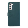 For Samsung Galaxy S22 5G ABEEL Delicate Texture Splicing RFID Leather Phone Case(Green)