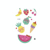 20 PCS Waterproof Painted Fruits Vegetables Plants Children Tattoo Stickers(EC-542)
