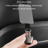 Car Seat Hook Multi-function Leather Seatback Hanger Car Interior Supplies(Black)