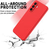 For Samsung Galaxy A26 5G Pure Color Liquid Silicone Shockproof Full Coverage Phone Case(Red)