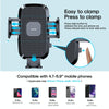 JOYROOM JR-ZS259 360-degree Rotating Stretching Mechanical Dashboard Car Holder for 4.7-6.9 inch Mobile Phones