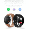 Ochstin 5HK3 Plus 1.36 inch Round Screen Bluetooth Smart Watch, Strap:Silicone(Silver)