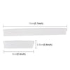 FR JG-031 8 PCS Rubber Car Side Door Edge Protection Guards Cover Trims Stickers(White)