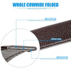 Men Casual Cow Leather Belt Waistband with Buckle Head, Length: 130cm(Black)