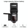 Triopo TR-666 2000mAh 2.4G Wireless Dual TTL Mode Flash Speedlite for Canon / Nikon DSLR Cameras