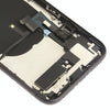 iPhone XR Black Battery Back Cover Assembly with Side Keys & Wireless Charging