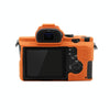 PULUZ Soft Silicone Protective Case for Sony ILCE-7MII / 7SMII / 7RMII(Orange)