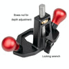 Router Planer Right Angle Tenon Shoulder Trimming Slotting Planer DIY Woodcraft Tool, Model: Wooden Handle