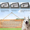 Retractable Car Window Dog Guard, Black (24x17.7x1.2cm)