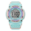 SYNOKE 9810 Multifunctional Luminous Waterproof Student Sports Watch(Lake Green)
