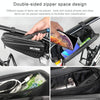 WILD MAN ES4 1.2L Hard Bicycle Bags Rainproof Road Bicycle Frame Bag Triangle Bag