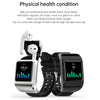 G36pro 1.3 inch IPS Screen Earphone Smart Watch,Support Blood Pressure Measurement / Sleep Monitoring(Black)