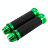 1pair 22mm Motorcycle Universal Handlebar Rubber Cover Oiler CNC Modified Handlebar Grips(Green)