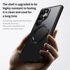 For Samsung Galaxy S25 Ultra 5G Frosted 360 Degree MagSafe Magnetic Holder Phone Case(Black)