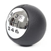 For Peugeot 307 / 308 Car Gear Lever Hand Ball Leather Gear Shift Knob, Style:6 Speed