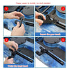 Canoe Paddle Fishing Rod Holder Rail Bracket, Specification: Adjustable Roller