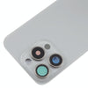 iPhone 15 Pro Glass Back Cover Grey with Lens Cover
