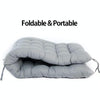 175x48x8cm Thickened Soft Home Recliner Cushions Garden Rocking Chair Cushions(Light Coffee)
