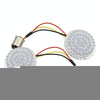 2 PCS Motorcycle LED Signal Steering Lamp For Dyna(White Yellow Light 1157 Without Lampshade)