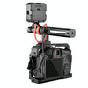 YELANGU C22 YLG0334B Video Camera Cage Stabilizer with Handle for Canon EOS R5/R6 (Black)
