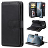For Redmi K70 Multi-Function Wallet 10 Card Slots Leather Phone Case(Black)