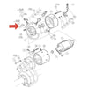 2pcs /Set For Club Car / EZGO Golf Cart 3.3 Motor Carbon Brushes, Specification: Carbon Brush Contains Hardware Bag