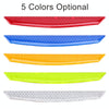 4 PCS Universal Car Door Anti-collision Strip Protection Guards Trims Stickers (White)