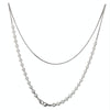 Retro Love Pearl Multi-Purpose  Anti-Lost Hanging Mask Glasses Chain(Silver)