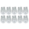 10 PCS 7440 3W Car Turn Light with Glass Shell, DC 12V (Warm White)