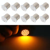 10pcs 1156 DC12V 1.2W Car Turn Signal Light (Yellow Light)
