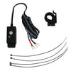 Waterproof Motorcycle USB Phone Charger Adapter with Power Switch 5V Single Ports Smart Charging Power Socket, for Phone, Tablets, GPS