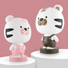 3W Cartoon Crown Pet USB Touch Control Night Light(Tiger Green)