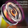 G118 1080-Degree Rotating Folding Magnetic Phone Holder Dashboard Suction Cup Car Mount(Grey)