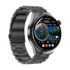 LEMFO LF38 1.6 inch IPS Screen Steel Strap Smart Watch Supports Blood Oxygen Monitoring(Black)