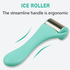 Facial Massager Beauty Instrument Stainless Steel Ice Roller Lift Firming Face  Skin Care Face(Blue)