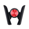 Universal Car Air Vent Mount Phone Holder Stand, Clip Width: 6-8.5cm, For iPhone, Galaxy, Sony, Lenovo, HTC, Huawei and other Smartphones (Red)