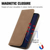 For Asus Zenfone 8 Flip Retro Skin Feel Business Magnetic Horizontal Flip Leather Case with Holder & Card Slots & Wallet & Photo Frame(Brwon)