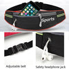 Sports Waist Bag Running Equipment Lightweight Large-Capacity Water-Repellent Breathable Outdoor Bag, Size: 7 inch(Black)