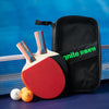 Agnite Three-star Professional Competition Table Tennis Racket Set with Three Balls
