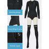 SLINX 1832 2 in 1 2mm Neoprene Super Elastic Warm One-piece Bikini Quick-drying Wetsuit for Women, with Warm Diving Stocking, Size: S