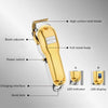 WMARK NG-2020B Metal Hair Clipper With LED Display Rechargeable Clipper, EU Plug, Color: Gold