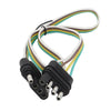 4 Pin Trailer Light Wire Harness Extension 18 Gauge 4-Way Flat Wiring Connector