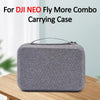 For DJI Neo Fly More Combo Carrying Case Handbag Protective Box(Gray + Black Inner)