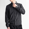 CJH1927 Leisure Loose Wild Men Upper Outer Garment Coat, Size: 3XL(Black)