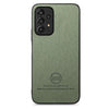 For Samsung Galaxy A53 5G Twill Fabric Leather Skin Back Phone Case(Green)