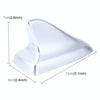 A-886 Car Auto Shark Fin Dome Antenna Decoration for Honda Buick Nissan Hyundai Toyota Volkswagen Mazda(Silver)